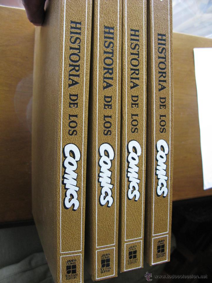 Libros: HISTORIA DE LOS COMICS. 4 TOMOS OBRA COMPLETA. TOUTAIN EDITOR. 1984. DIRECCI&Oacute;N JAVIER COMA. - Foto 3