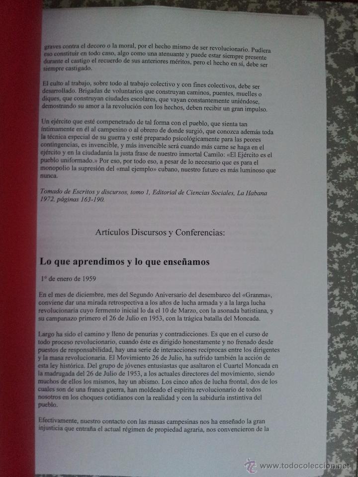 Libros: DISCURSOS Y ESCRITOS. ERNESTO CHE GUEVARA (2 VOL&Uacute;MENES) - Foto 6