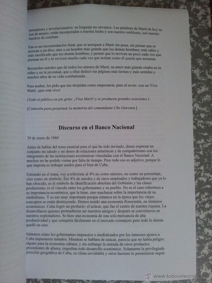 Libros: DISCURSOS Y ESCRITOS. ERNESTO CHE GUEVARA (2 VOL&Uacute;MENES) - Foto 7