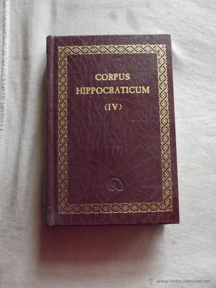Libros: CORPUS HIPPOCRATICUM TOMO IV