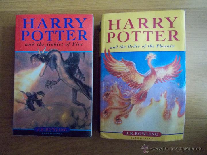 Libros: DOS LIBROS DE HARRY POTTER Y LA ORDEN DEL FENIX - Y EL CALIZ DE FUEGO