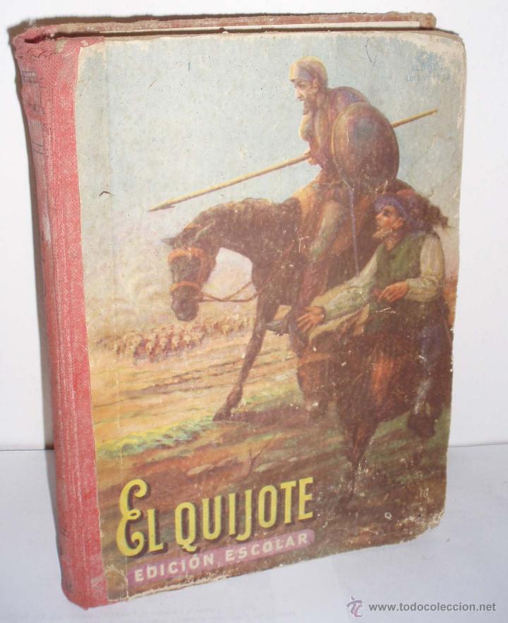 Libros: Don Quijote Edici&oacute;n Escolar 1958 - Foto 1