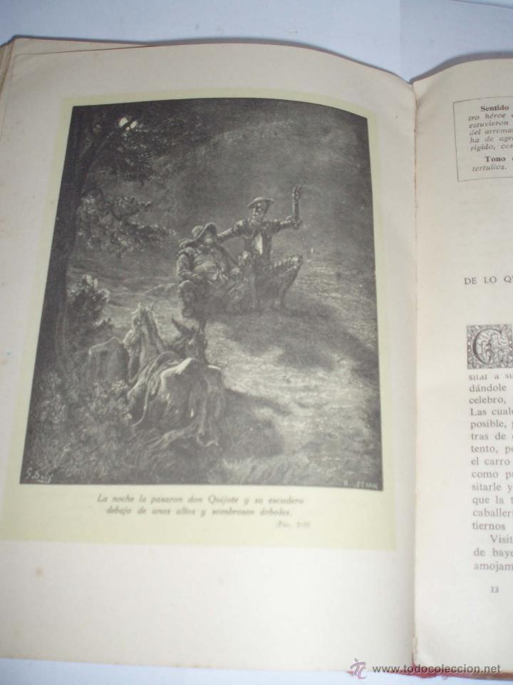 Libros: Don Quijote Edici&oacute;n Escolar 1958 - Foto 3