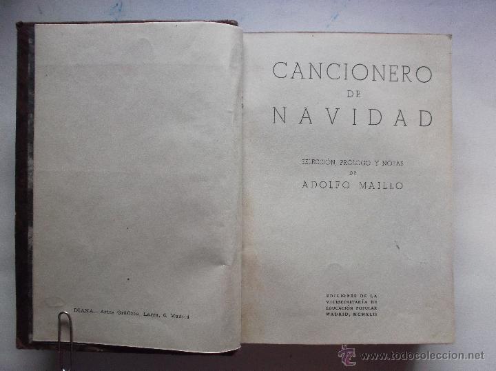 Libros: CANCIONERO DE NAVIDAD - 1942 - Foto 3