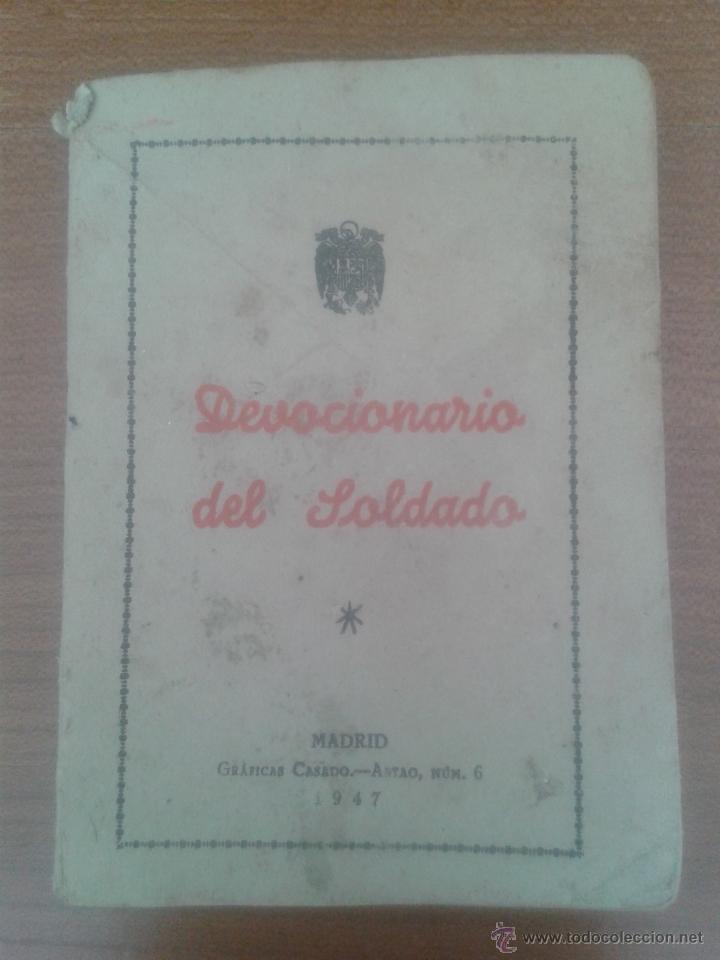 Libros: DEVOCIONARIO DEL SOLDADO 1947 MADRID VICARIATO GENERAL 112 PGS.