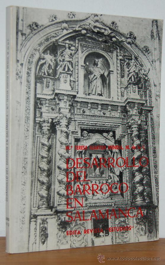 Libros: DESARROLLO DEL BARROCO EN SALAMANCA - MAR&Iacute;A TERESA IGARTUA MEND&Iacute;A