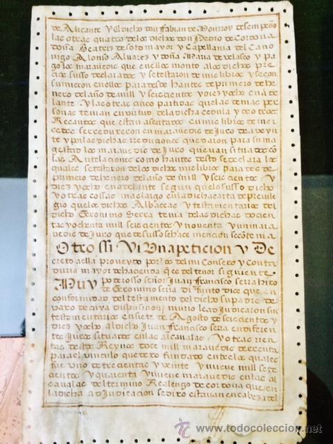 Libri di seconda mano: DECRETOS. ALCABALAS - Manuscrito en vitela. Almodovar del Rio. Valladolid. Burgos.