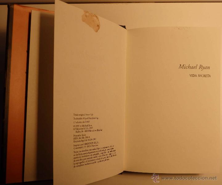 Libros: Vida secreta - Michael Ryan - 1a edici&oacute;n - Foto 3