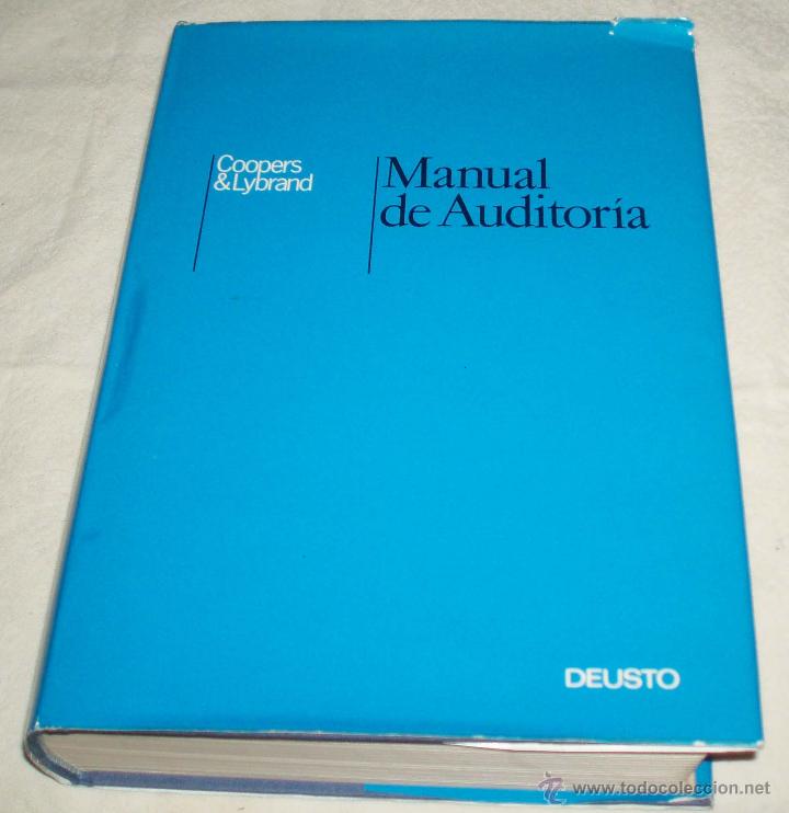 Libros: Manual de auditoria  Coopers & Lybrand ediciones Deusto 1984 - Foto 1