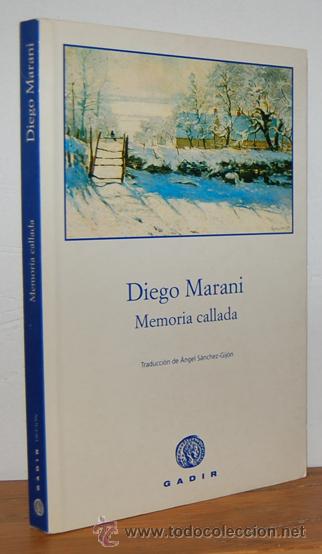 Libros: MEMORIA CALLADA - DIEGO MARANI - Foto 1