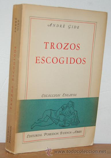 Libros: TROZOS ESCOGIDOS - ANDR&Eacute; GIDE - Foto 1