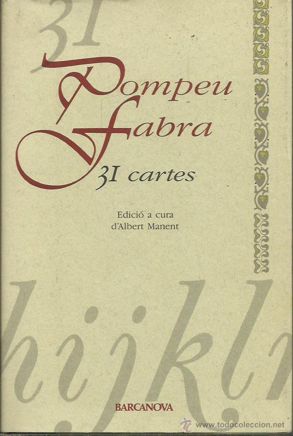 Libros: 31 CARTES - Fabra,Pompeu - Foto 1