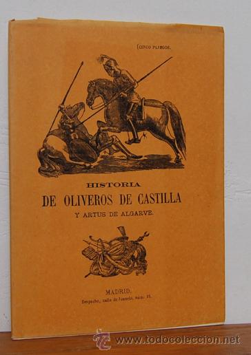 Libros: HISTORIA DE OLIVEROS DE CASTILLA Y ARTUS DE ALGARVE - Foto 1