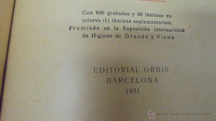 Libros: EL MEDICO DEL HOGAR. JENNY SPRINGER. ORBIS. 1931. CON SUPLEMENTOS. - Foto 3