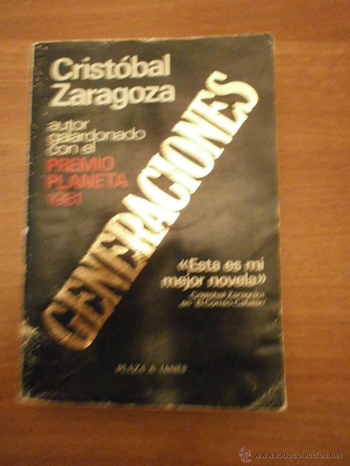 Libros: CRISTOBAL ZARAGOZA - GENERACIONES - Foto 1