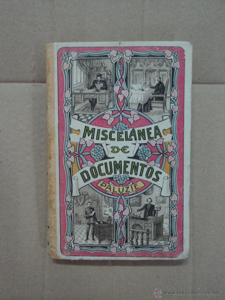 Libros: Miscel&aacute;nea de Documentos - Paluzie - a&ntilde;o 1922 - Foto 1