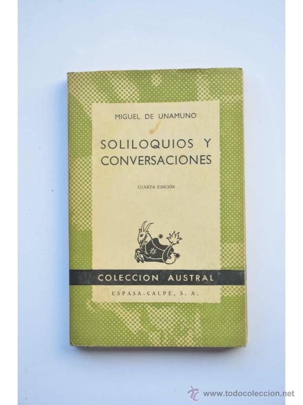 Libros: Soliloquios y conversaciones - UNAMUNO, Miguel de - Foto 1