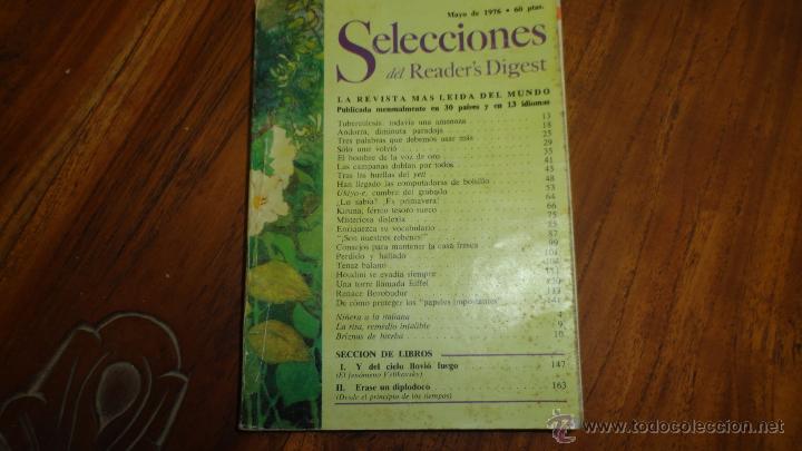 Libros: selecciones del Reader`s Digest  Mayo 1976 - Foto 1