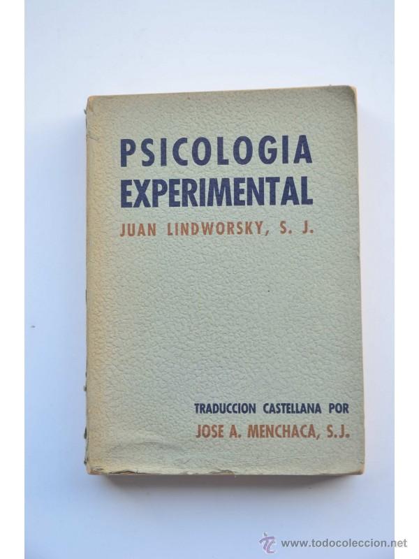 Libros: Psicolog&iacute;a experimental - LINDWORSKY, Juan, S. J. - Foto 1