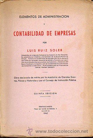 Libros: ELEMENTOS DE ADMINISTRACI&Oacute;N Y CONTABILIDAD DE EMPRESAS. 5&ordf; ed. - Foto 1