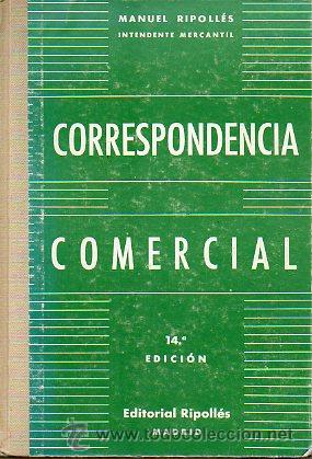 Libros: CORRESPONDENCIA COMERCIAL. 14&ordf; ed. - Foto 1