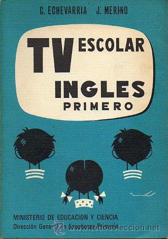 Libros: TV ESCOLAR. INGL&Eacute;S 1&ordm;. - Foto 1