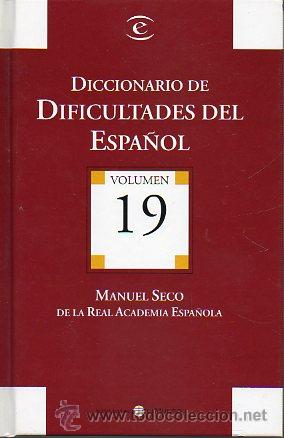 Libros: DICCIONARIO DE DIFICULTADES DEL ESPA&Ntilde;OL. - Foto 1