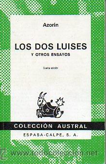 Libros: LOS DOS LUISES Y OTROS ENSAYOS. - Foto 1