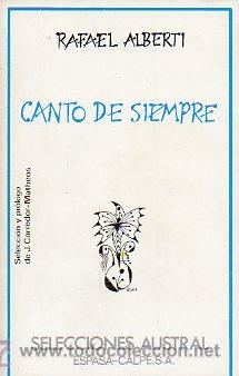 Libros: CANTO DE SIEMPRE. - Foto 1