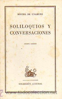 Libros: SOLILOQUIOS Y CONVERSACIONES. 4&ordf; ed. - Foto 1
