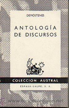 Libros: ANTOLOG&Iacute;A DE DISCURSOS. - Foto 1
