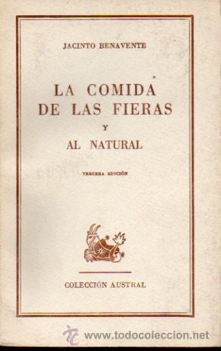 Libros: LA COMIDA DE LAS FIERAS / AL NATURAL. - Foto 1