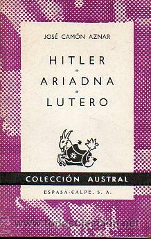 Libros: HITLER / ARIADNA / LUTERO. - Foto 1