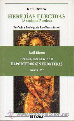 HEREJ&Iacute;AS ELEGIDAS. Antolog&iacute;a po&eacute;tica.