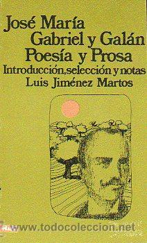 Libros: POES&Iacute;A Y PROSA. Edic. de Luis Jim&eacute;nez Martos. - Foto 1