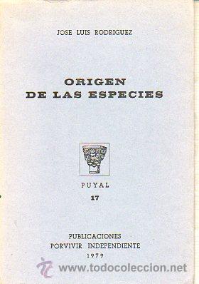 Libros: ORIGEN DE LAS ESPECIES. Con un dibujo de Sergio Abra&iacute;n. - Foto 1
