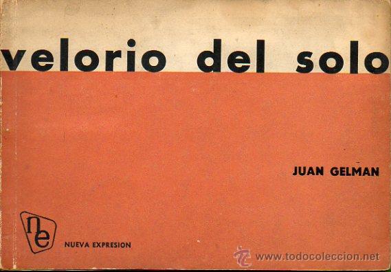 Libros: VELORIO DEL SOLO. 1&ordf; edici&oacute;n. - Foto 1