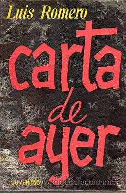 Libros: CARTA DE AYER. - Foto 1
