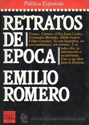 Libros: RETRATOS DE &Eacute;POCA. 1&ordf; ed. - Foto 1