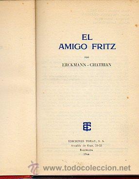 Libros: EL AMIGO FRITZ. - Foto 1