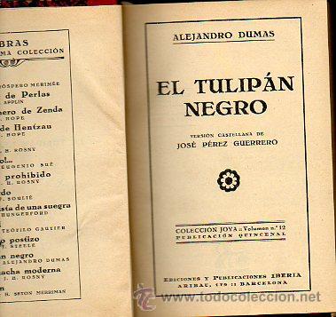 Libros: EL TULIP&Aacute;N NEGRO. - Foto 1