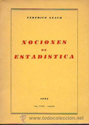 Libros: NOCIONES DE ESTAD&Iacute;STICA. - Foto 1