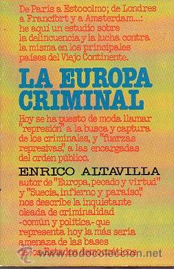 Libros: LA EUROPA CRIMINAL. 1&ordf; ed. - Foto 1