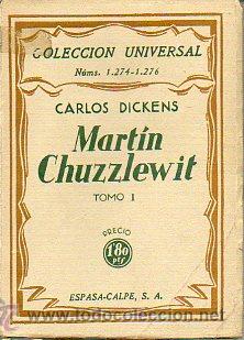 Libros: MART&Iacute;N CHUZZLEWIT. Tomo I. - Foto 1
