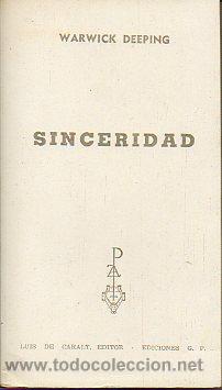 Libros: SINCERIDAD. - Foto 1