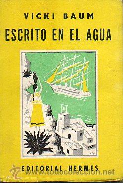 Libros: ESCRITO EN EL AGUA. - Foto 1