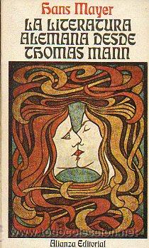 Libros: LA LITERATURA ALEMANA DESDE THOMAS MANN. - Foto 1