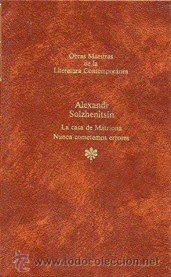 Libros: LA CASA DE MATRIONA / NUNCA COMETEMOS ERRORES. - Foto 1