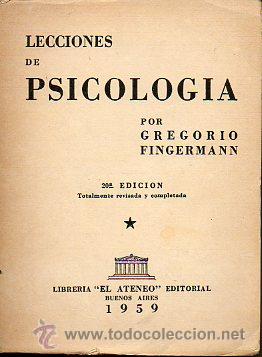 Libros: LECCIONES DE PSICOLOG&Iacute;A . 20&ordf; ed. totalmente revisada y completada. - Foto 1