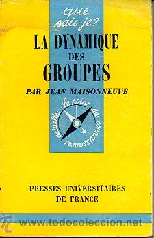 Libros: LA DYNAMIQUE DES GROUPES. - Foto 1